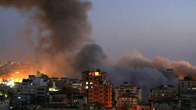 Pesawat Tempur Israel Bombardir Gaza